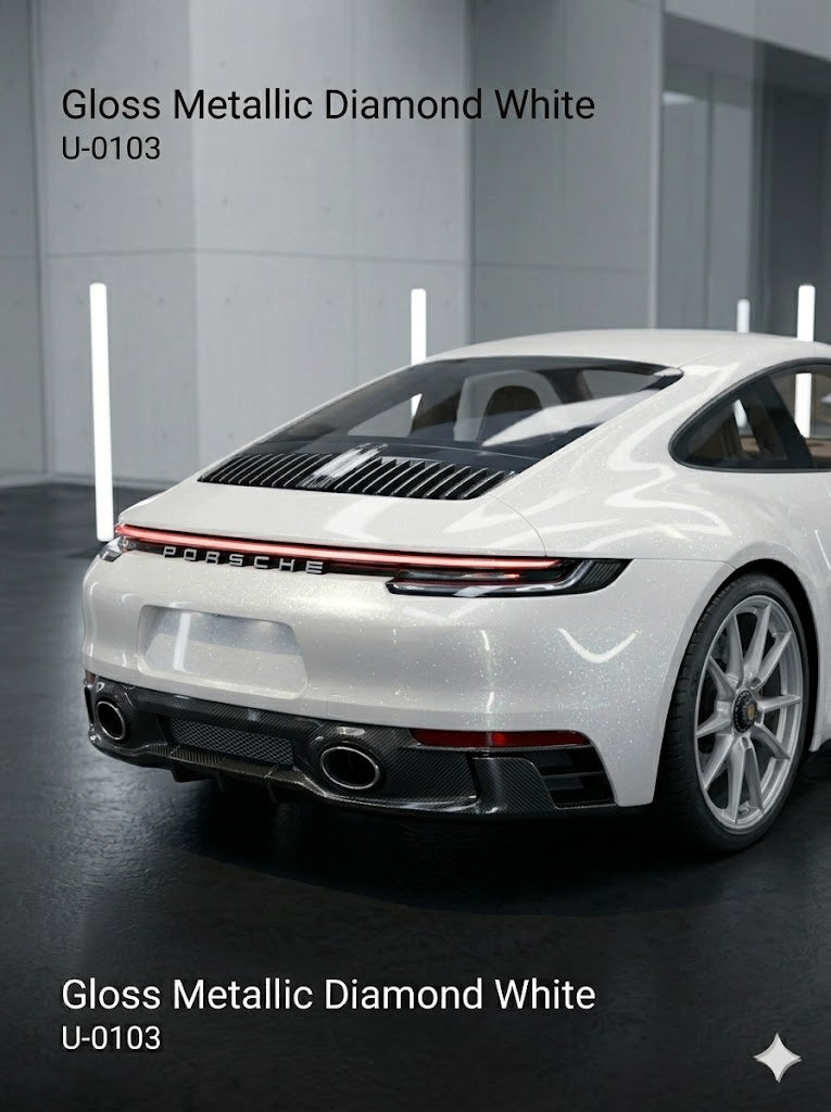 TPU-0103 Gloss Metallic Diamond White