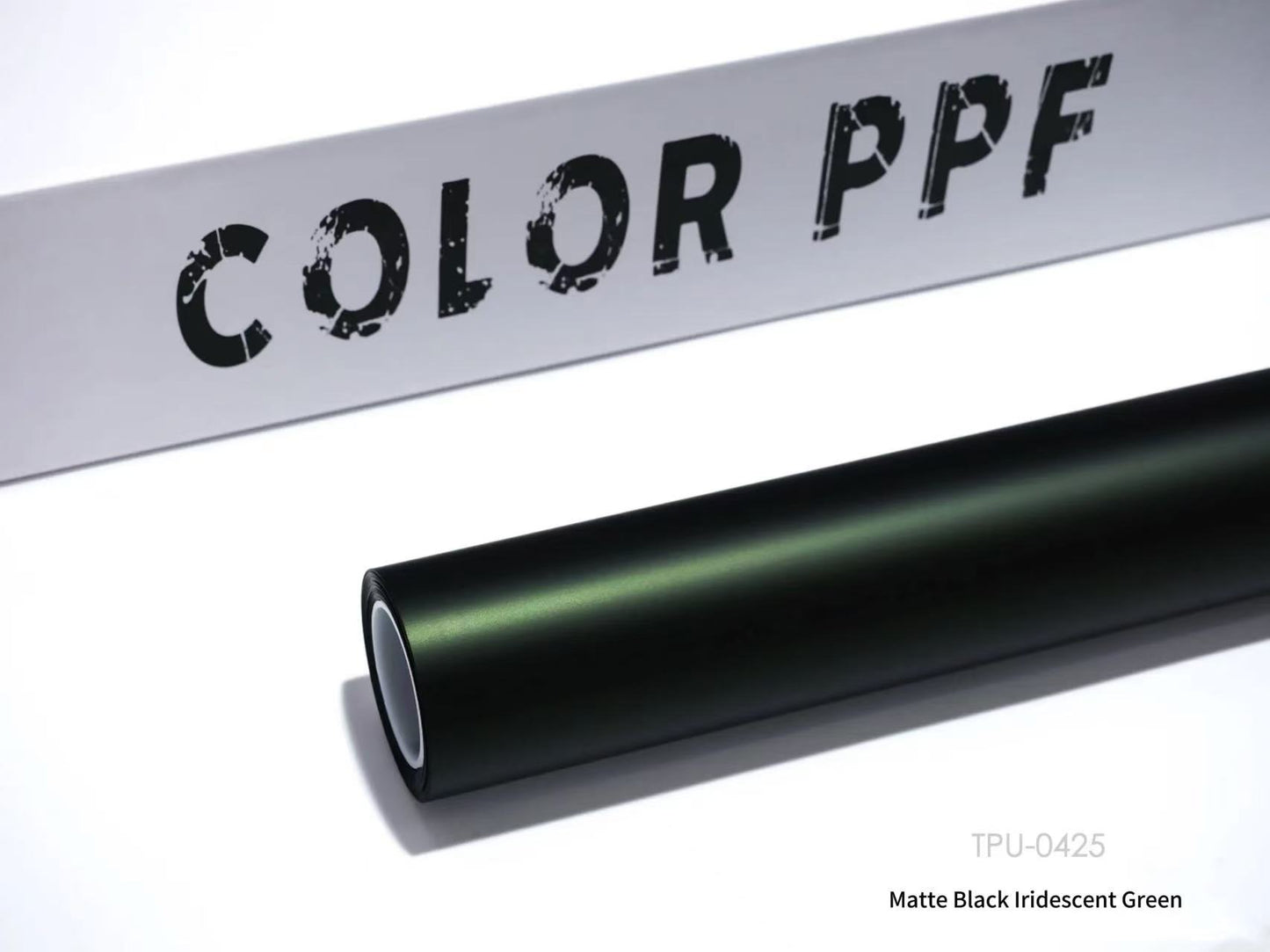 TPU-0425 Matte Black Iridescent Green