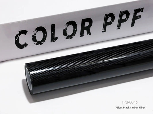 TPU-0046 Gloss Black Carbon Fiber