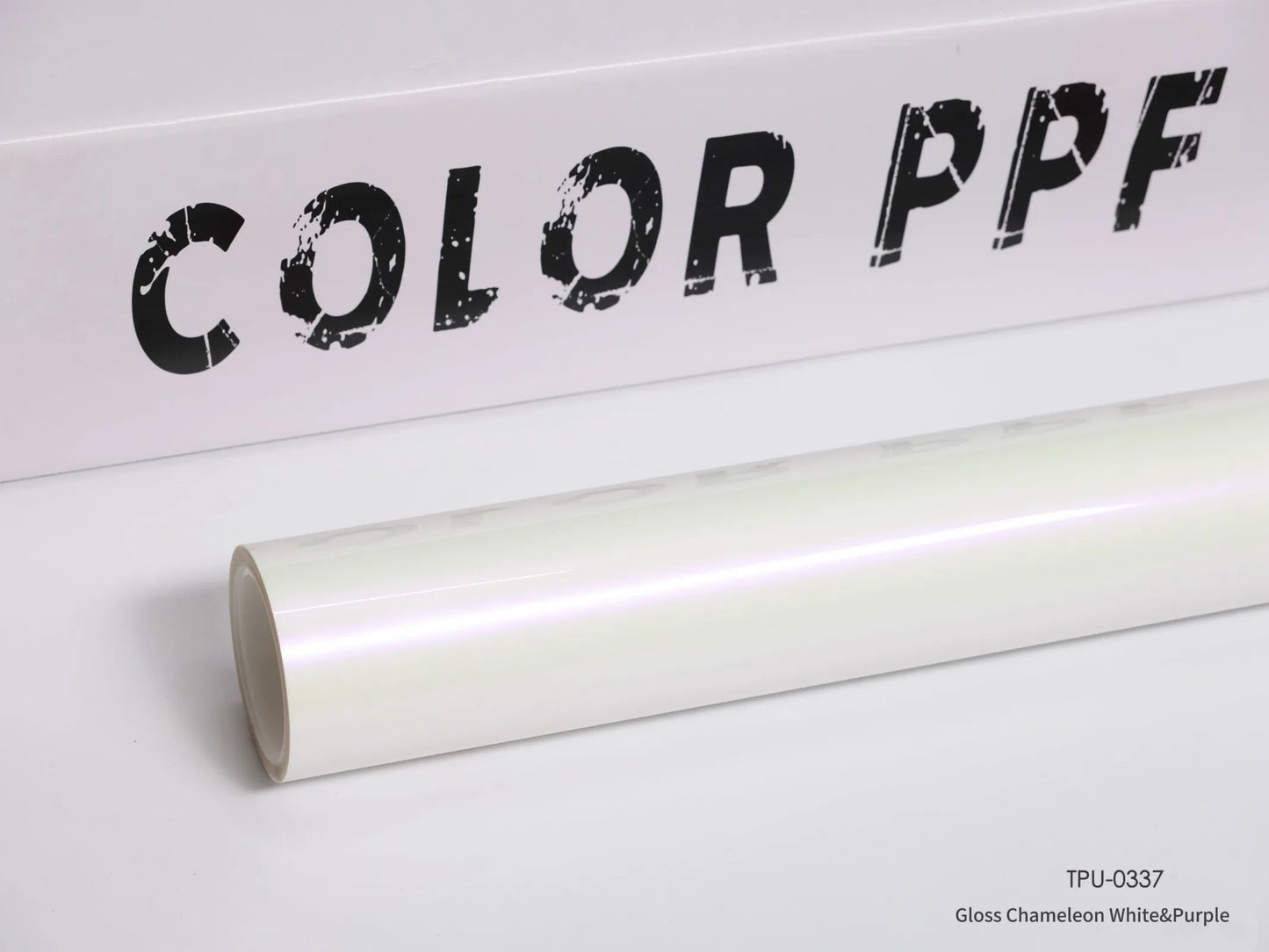 TPU-0337 Gloss Chameleon White & Purple