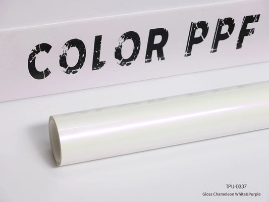 TPU-0337 Gloss Chameleon White & Purple