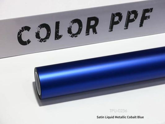 TPU-0236 Satin Liquid Metallic Cobalt Blue