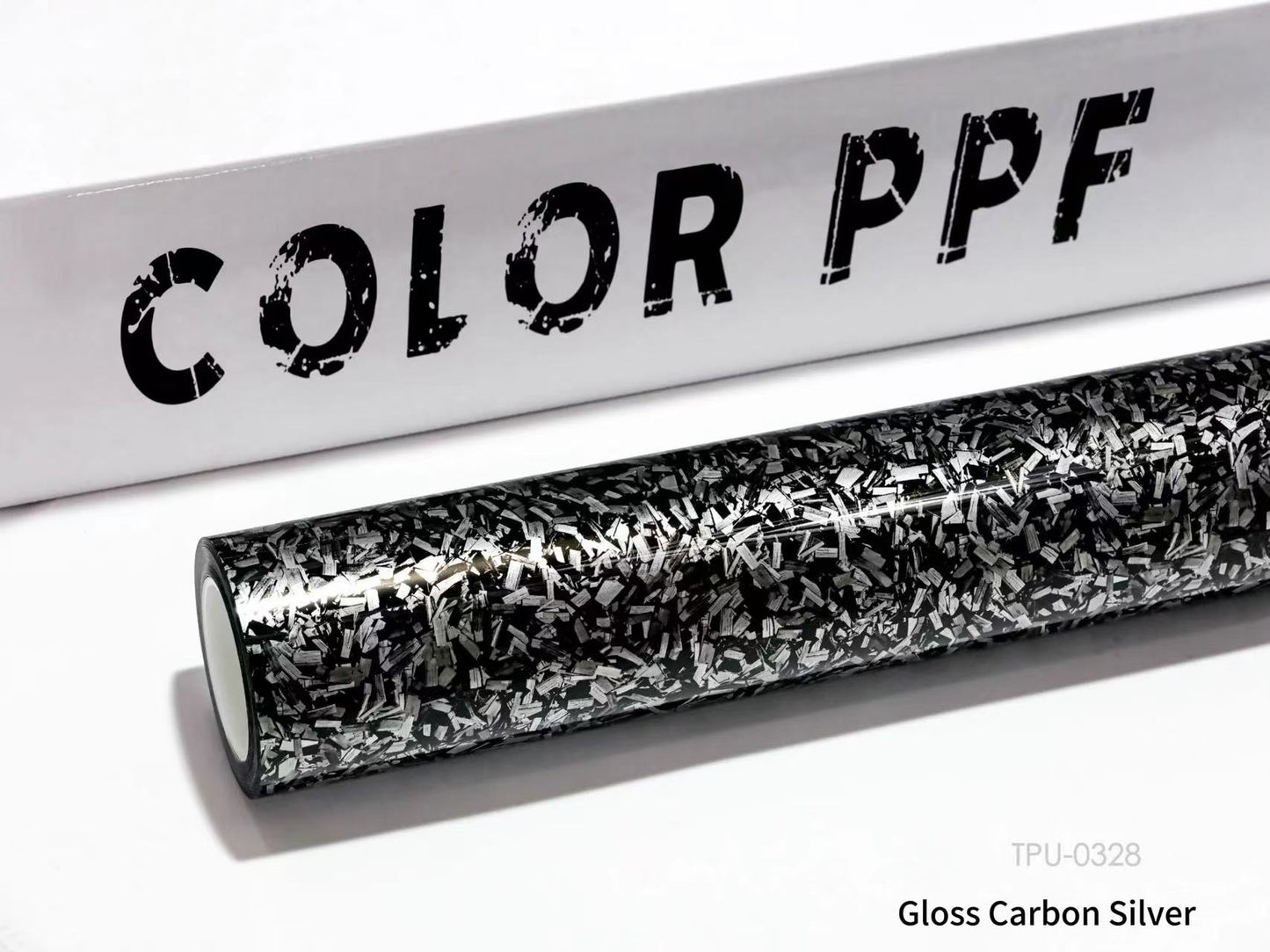 TPU-0328 Gloss Carbon Silver