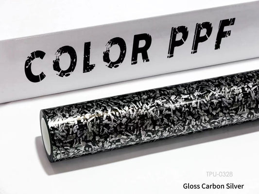 TPU-0328 Gloss Carbon Silver