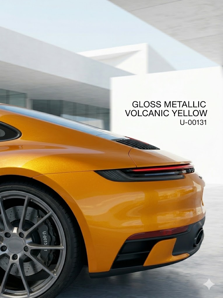 TPU-0131 Gloss Metallic Volcanic Yellow