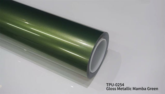TPU-0254 Gloss Metallic Mamba Green