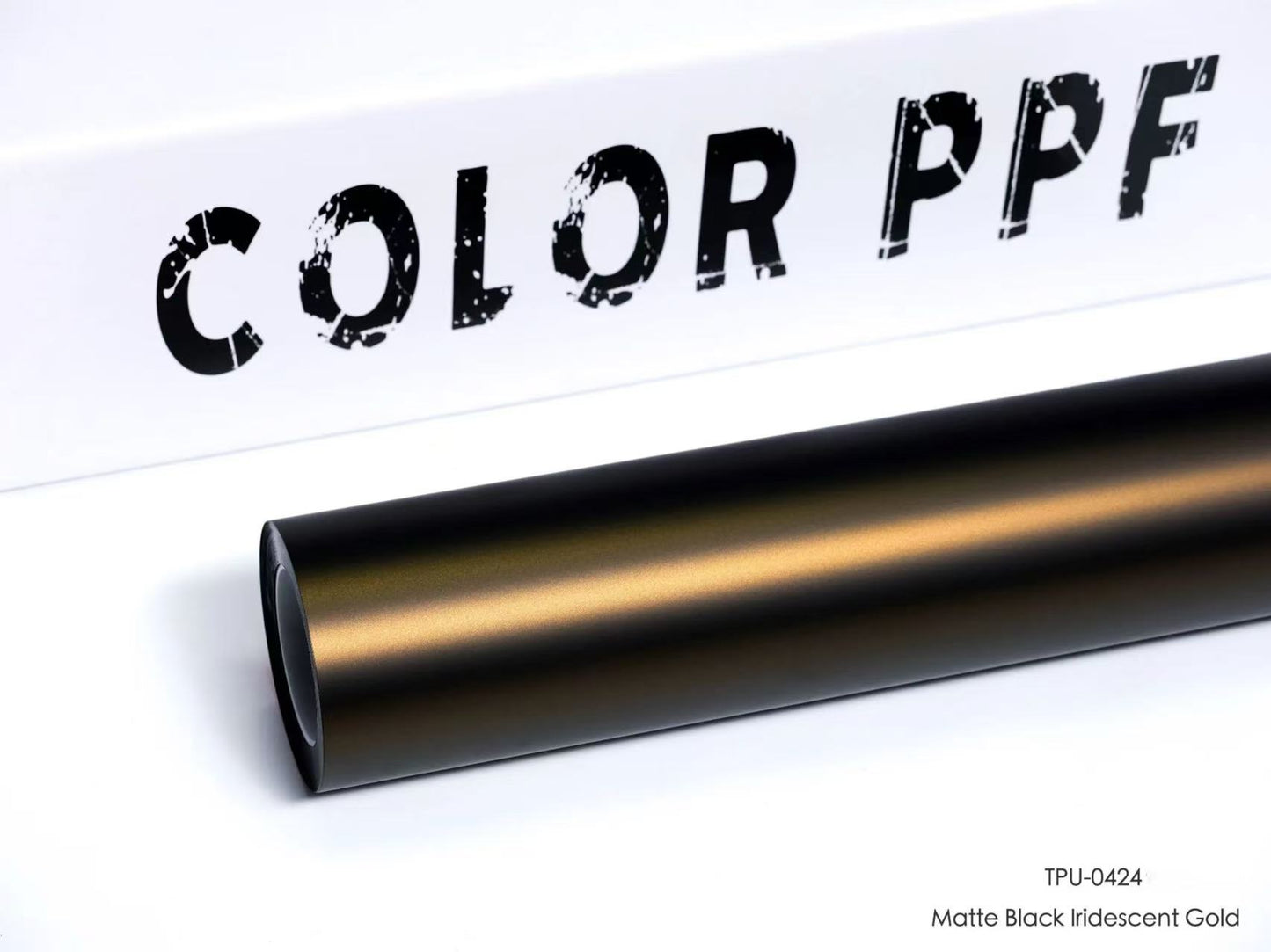 TPU-0424 Matte Black Iridescent Gold