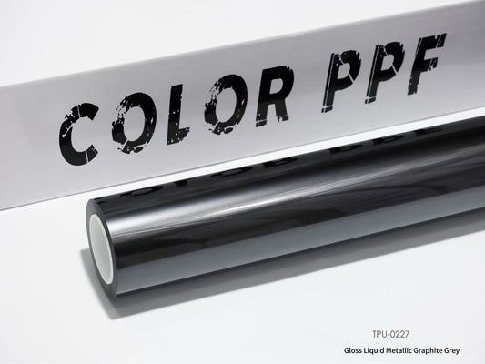 TPU-0227 Gloss Liquid Metallic Graphite Grey