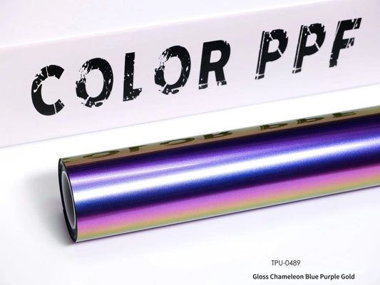 TPU-0489 Gloss Chameleon Blue Purple Gold
