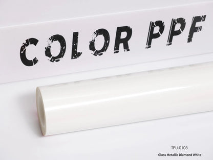TPU-0103 Gloss Metallic Diamond White