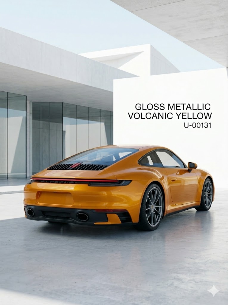 TPU-0131 Gloss Metallic Volcanic Yellow