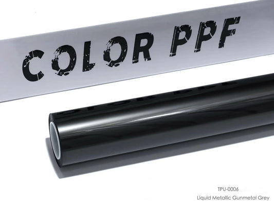 TPU-0006 Gloss Liquid Metallic Gunmetal Gray