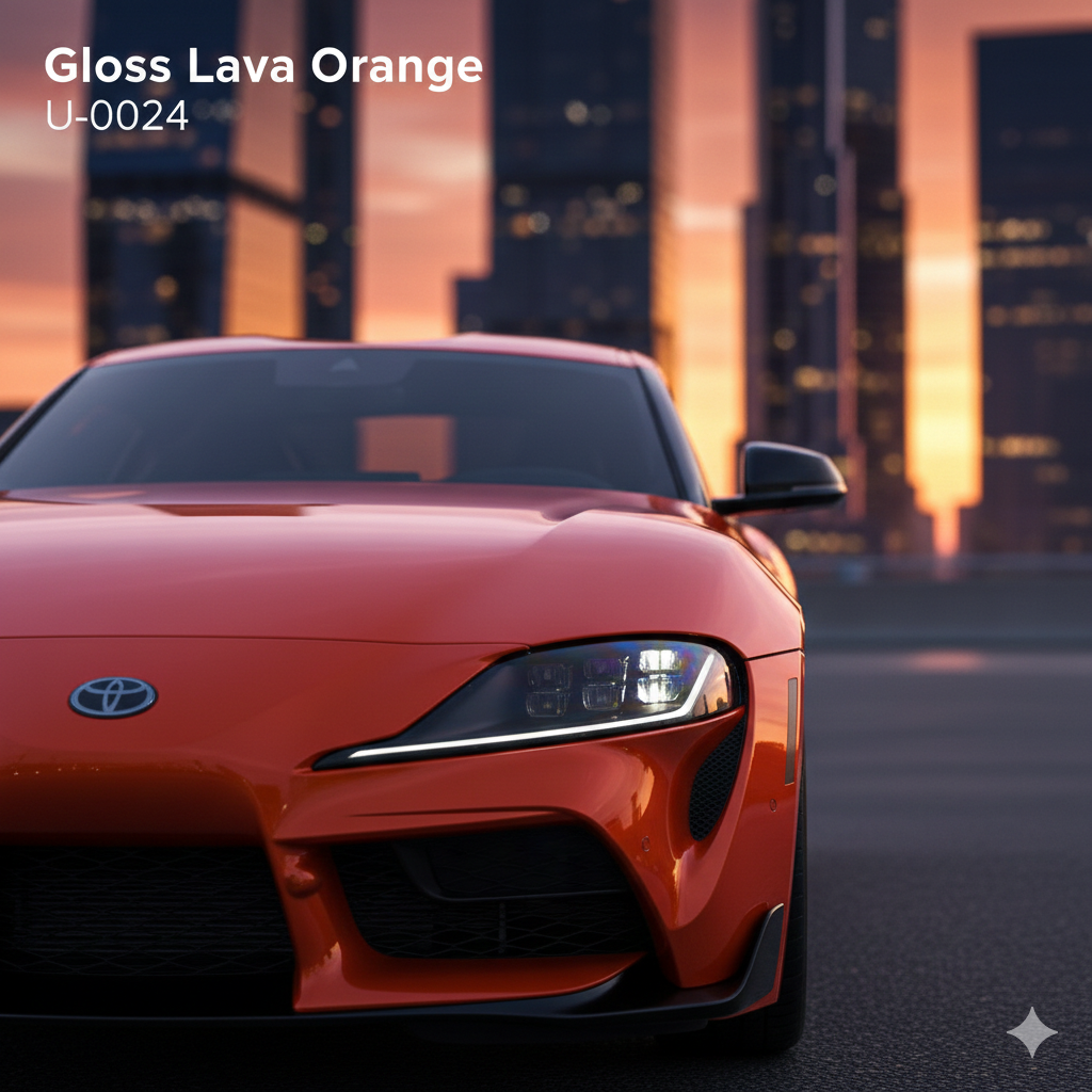 TPU-0024 Gloss Lava Orange