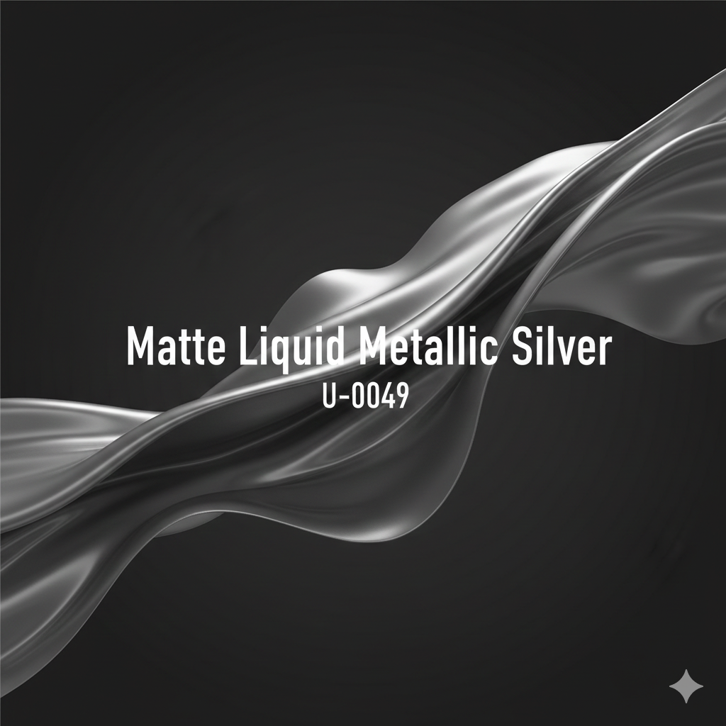 TPU-0049 Matte Liquid Metallic Silver