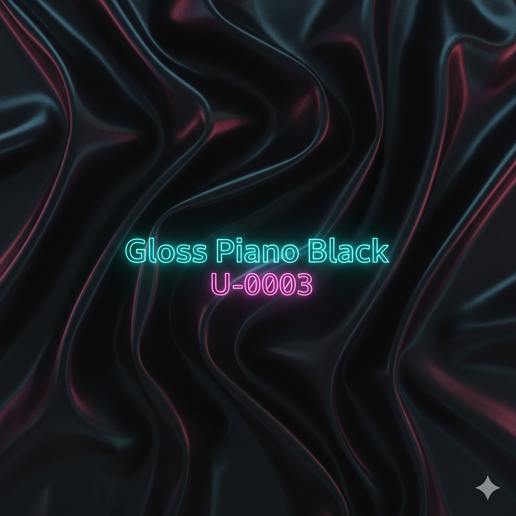 TPU-0003 Gloss Piano Black