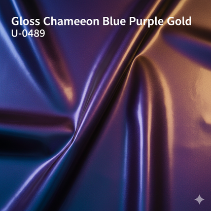 TPU-0489 Gloss Chameleon Blue Purple Gold