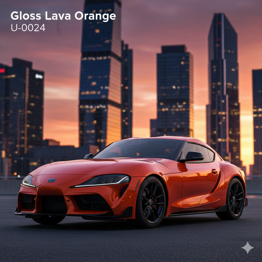 TPU-0024 Gloss Lava Orange