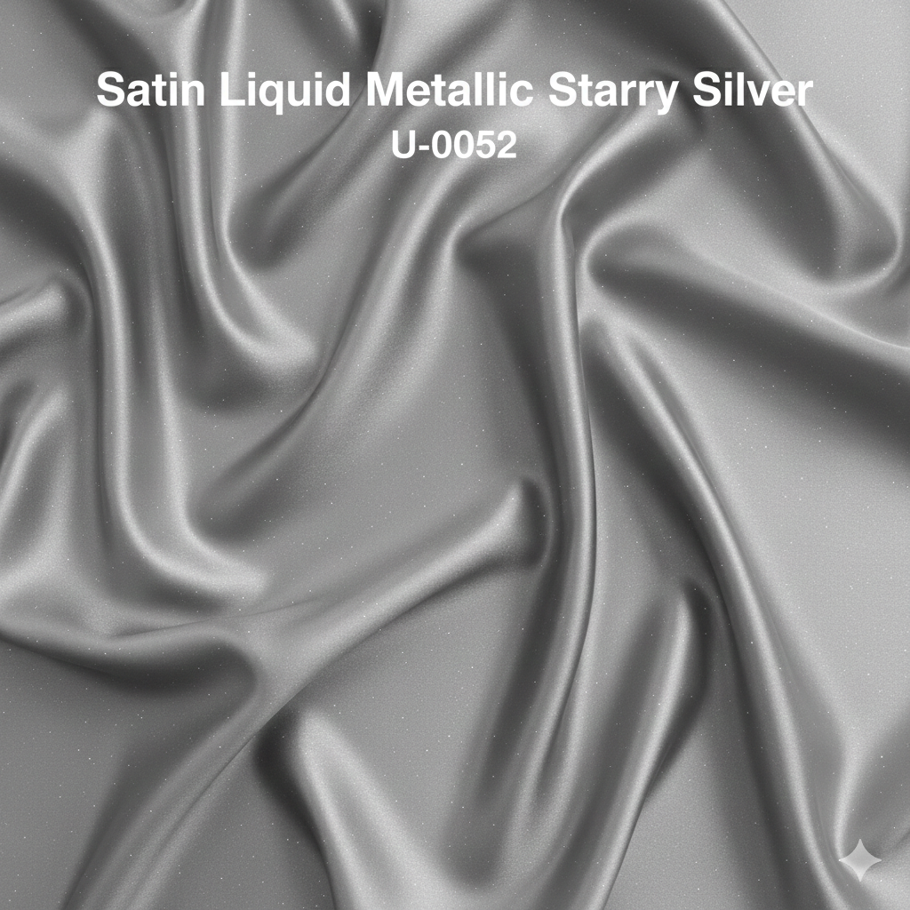 TPU-0052 Satin Liquid Metallic Starry Silver