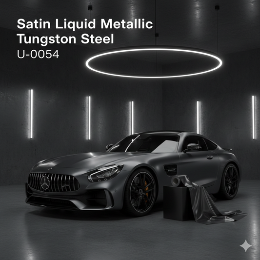 TPU-0054 Satin Liquid Metallic Tungsten Steel