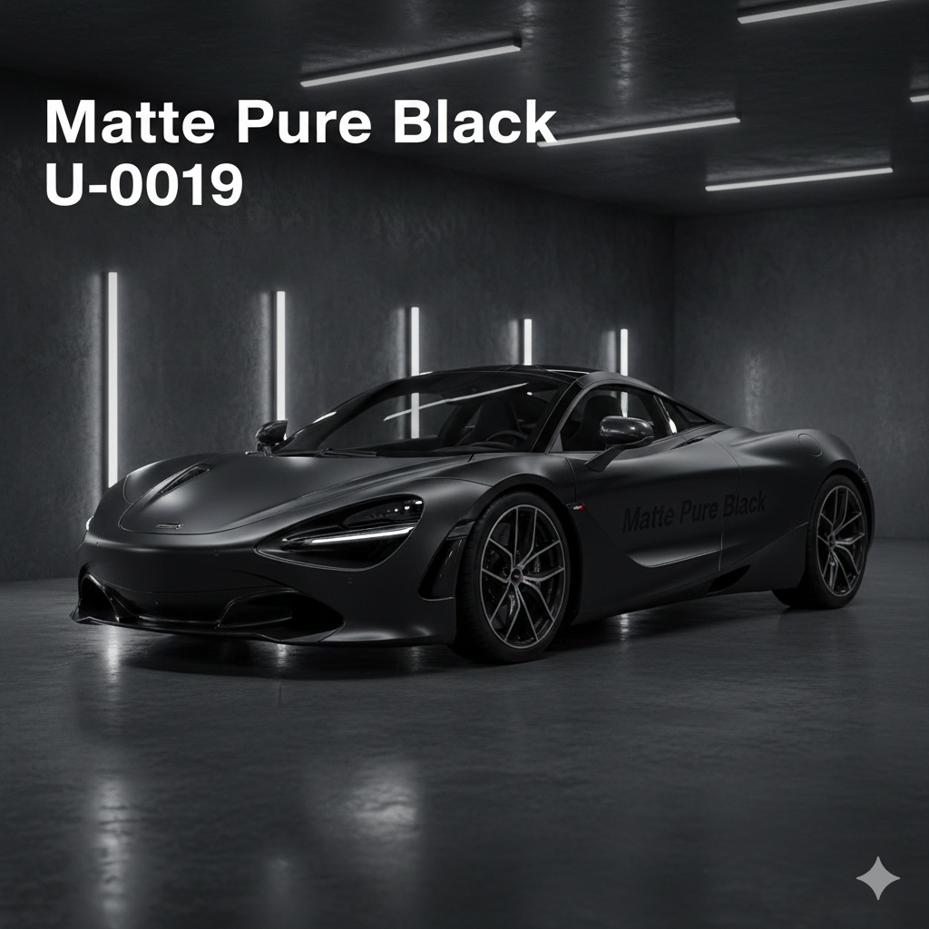 TPU-0019 Matte Pure Black