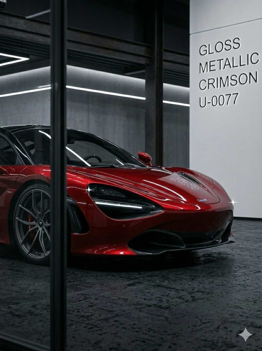 TPU-0077 Gloss Metallic Crimson