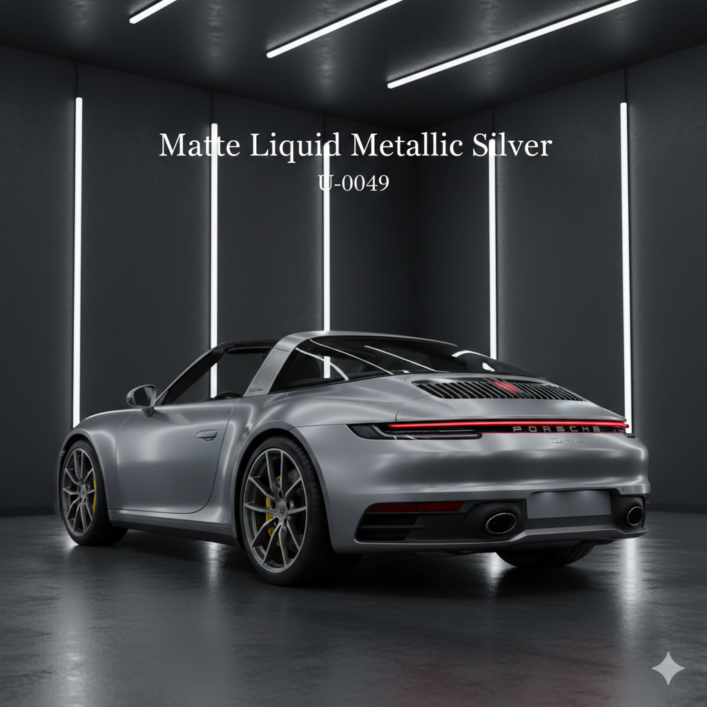 TPU-0049 Matte Liquid Metallic Silver
