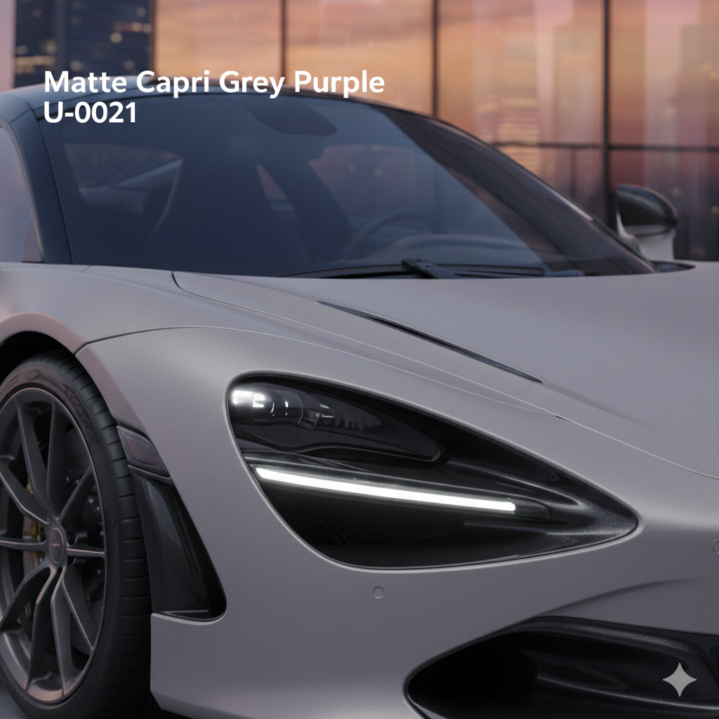 TPU-0021 Matte Capri Grey Purple