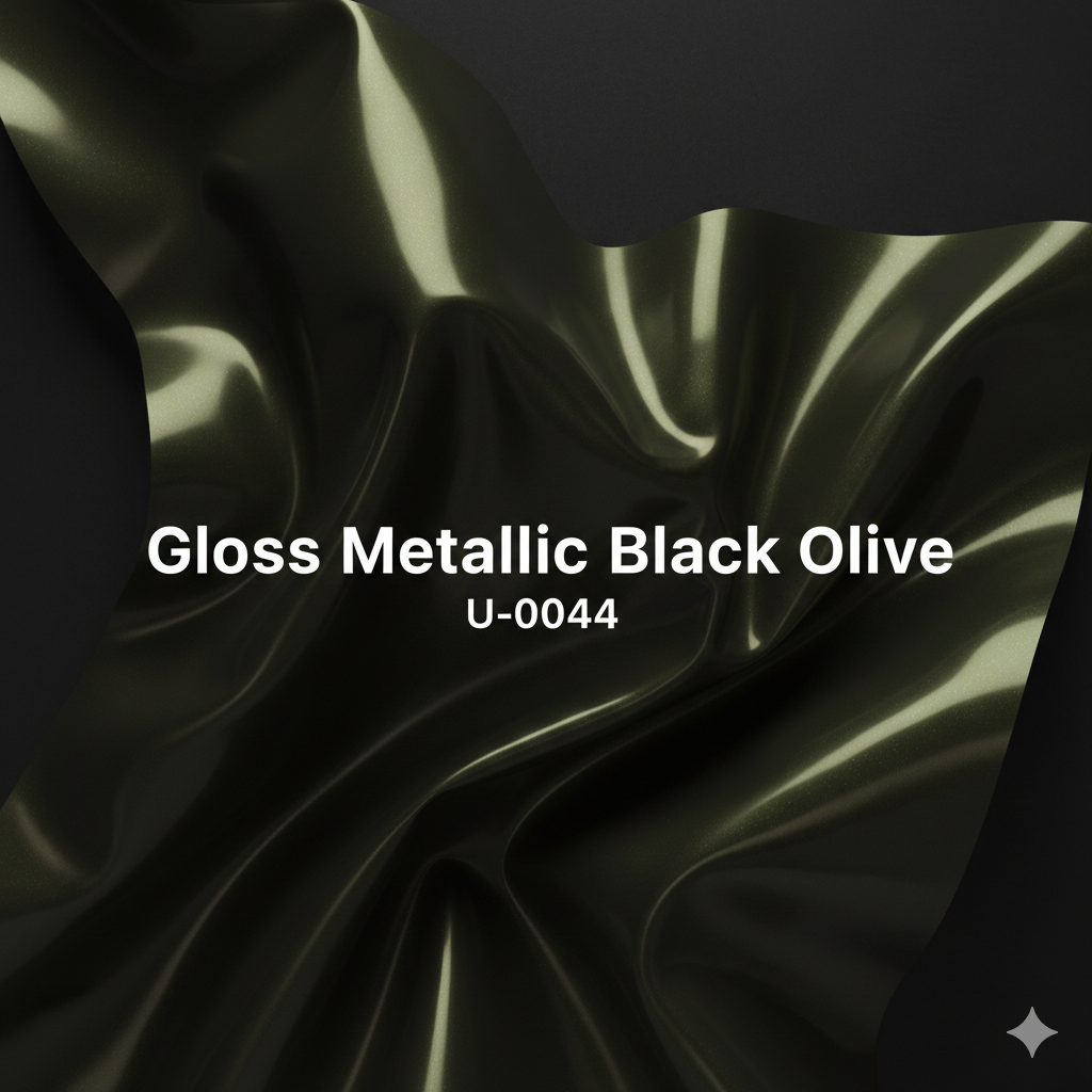 TPU-0044 Gloss Metallic Black Olive