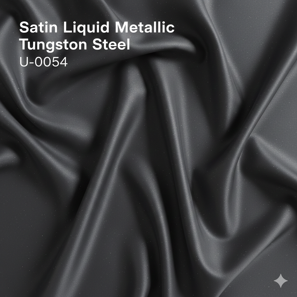TPU-0054 Satin Liquid Metallic Tungsten Steel