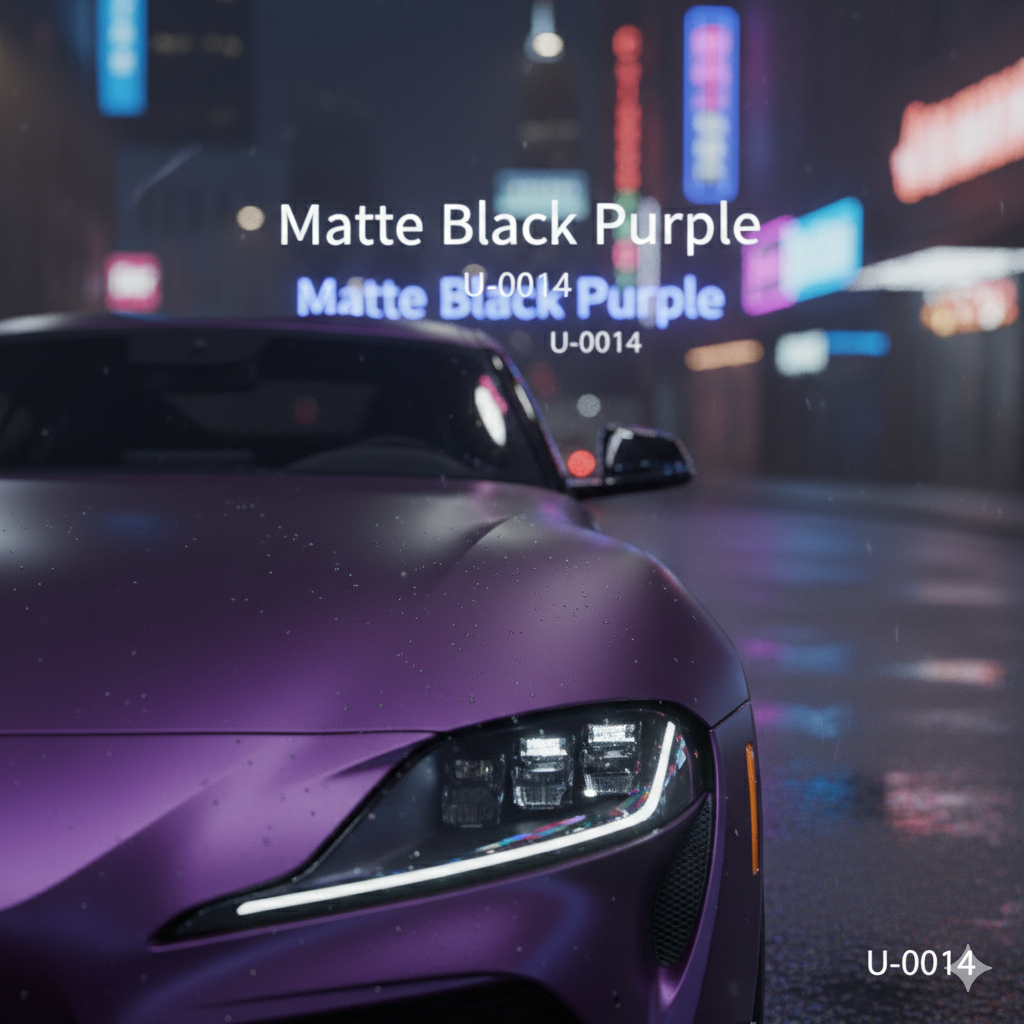 TPU-0014 Matte Black Purple