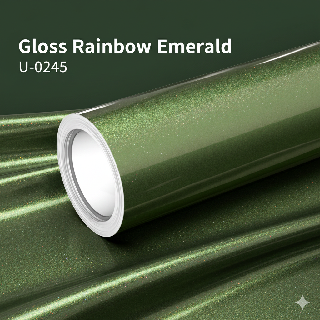 TPU-0245 Gloss Rainbow Emerald