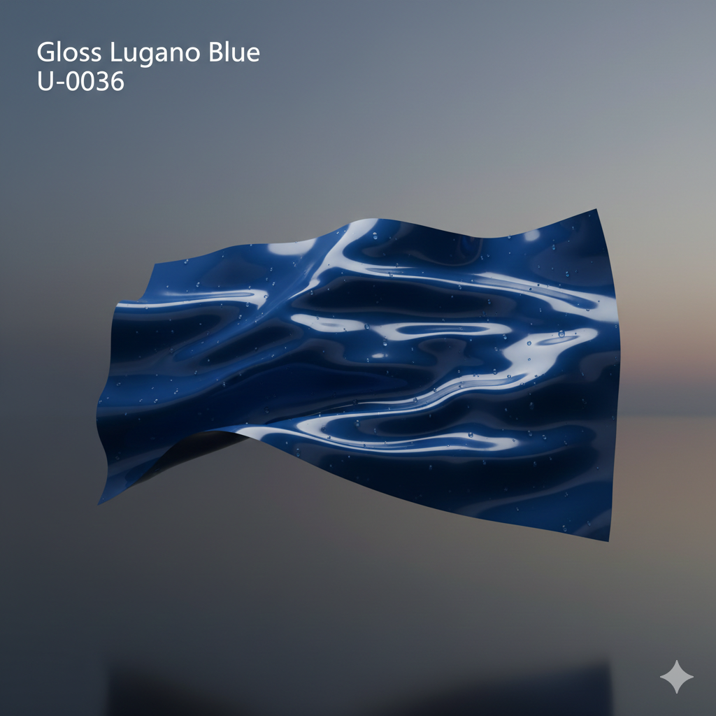 TPU-0036 Gloss Lugano Blue