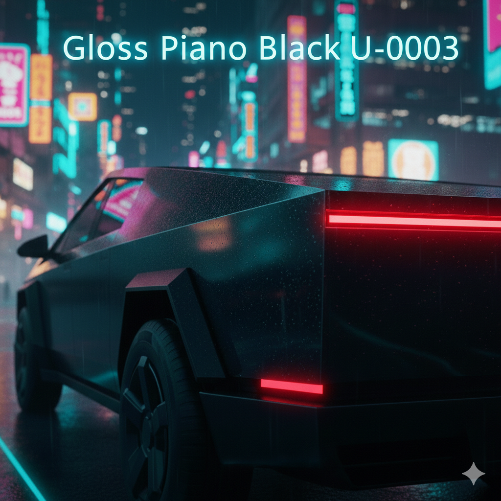 TPU-0003 Gloss Piano Black