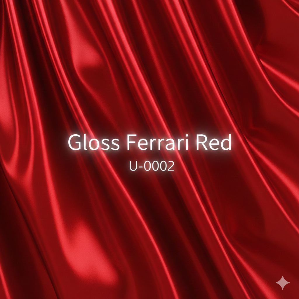 TPU-0002 GLOSS FERRARI RED