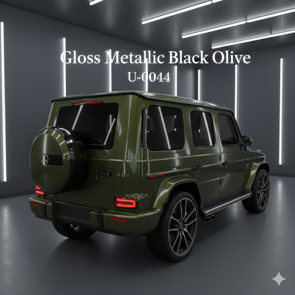 TPU-0044 Gloss Metallic Black Olive