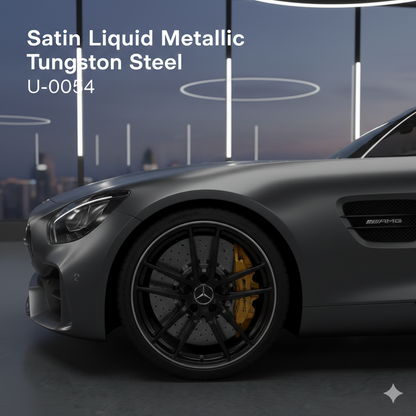 TPU-0054 Satin Liquid Metallic Tungsten Steel