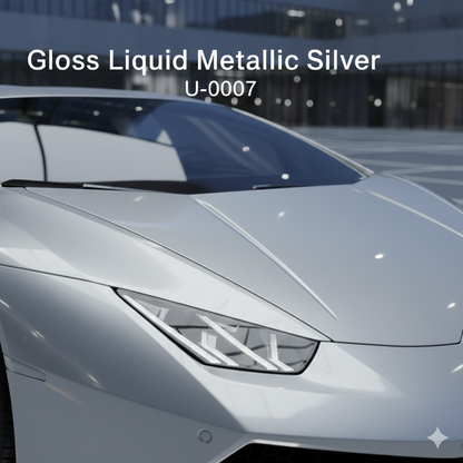 TPU-0007 Gloss Liquid Metallic Silver