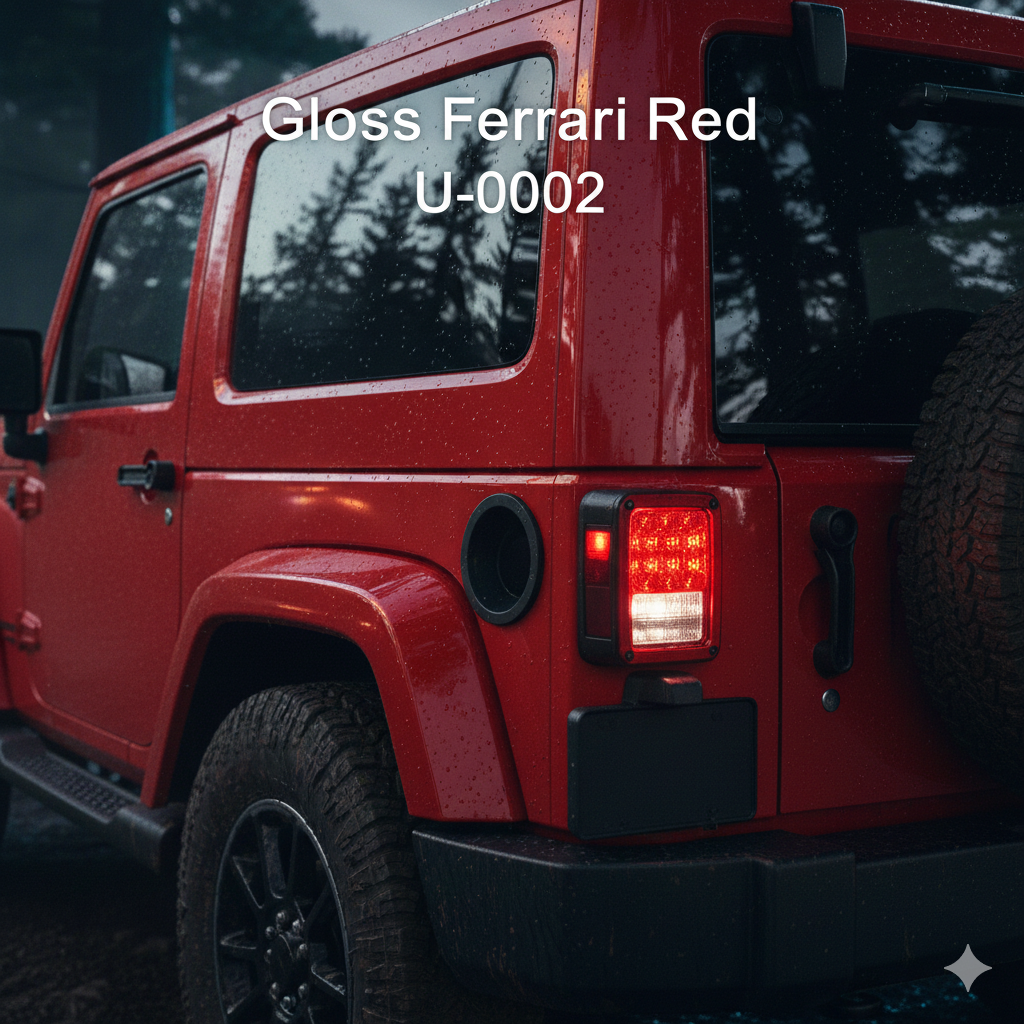 TPU-0002 GLOSS FERRARI RED