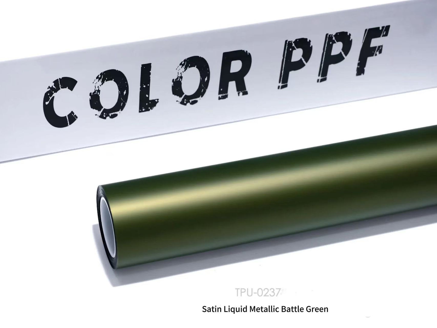 TPU-0237 Satin Liquid Metallic Battle Green