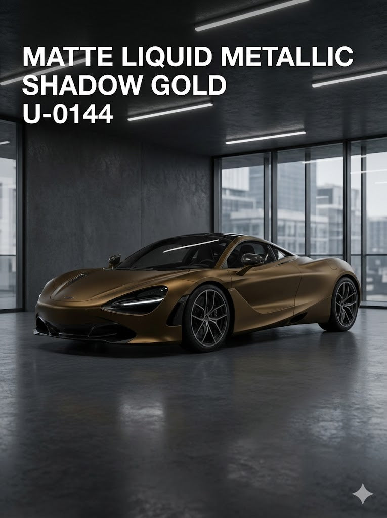 TPU-0144 Matte Liquid Metallic Shadow Gold
