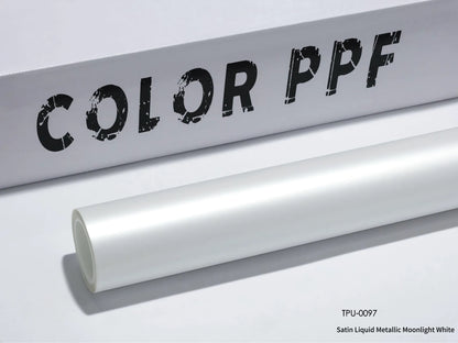 TPU-0097 Satin Liquid Metallic Moonlight White
