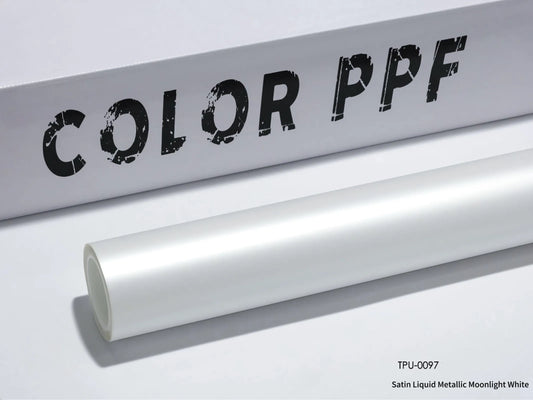 TPU-0097 Satin Liquid Metallic Moonlight White