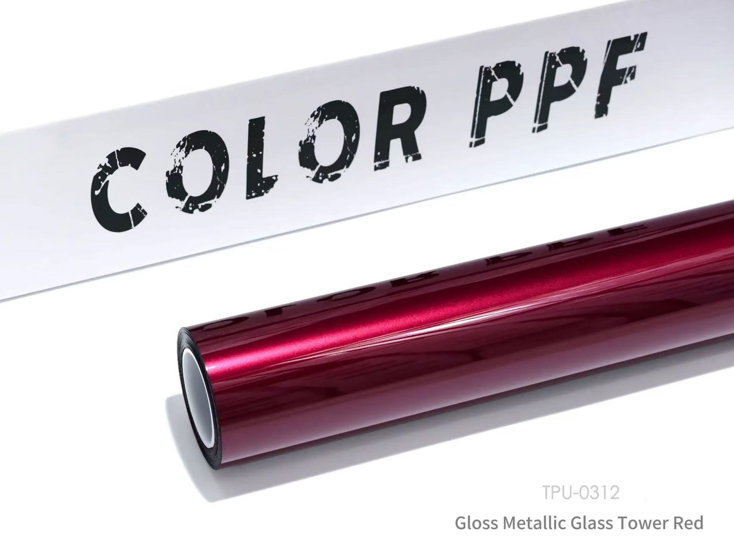 TPU-0312 Gloss Metallic Glass Tower Red